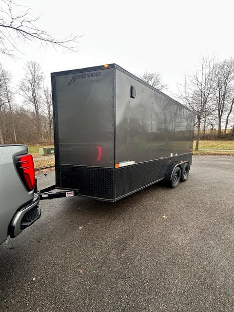 Enclosed cargo trailer rental London KY - 16ft weatherproof enclosed trailer, 7000lb capacity for secure transport